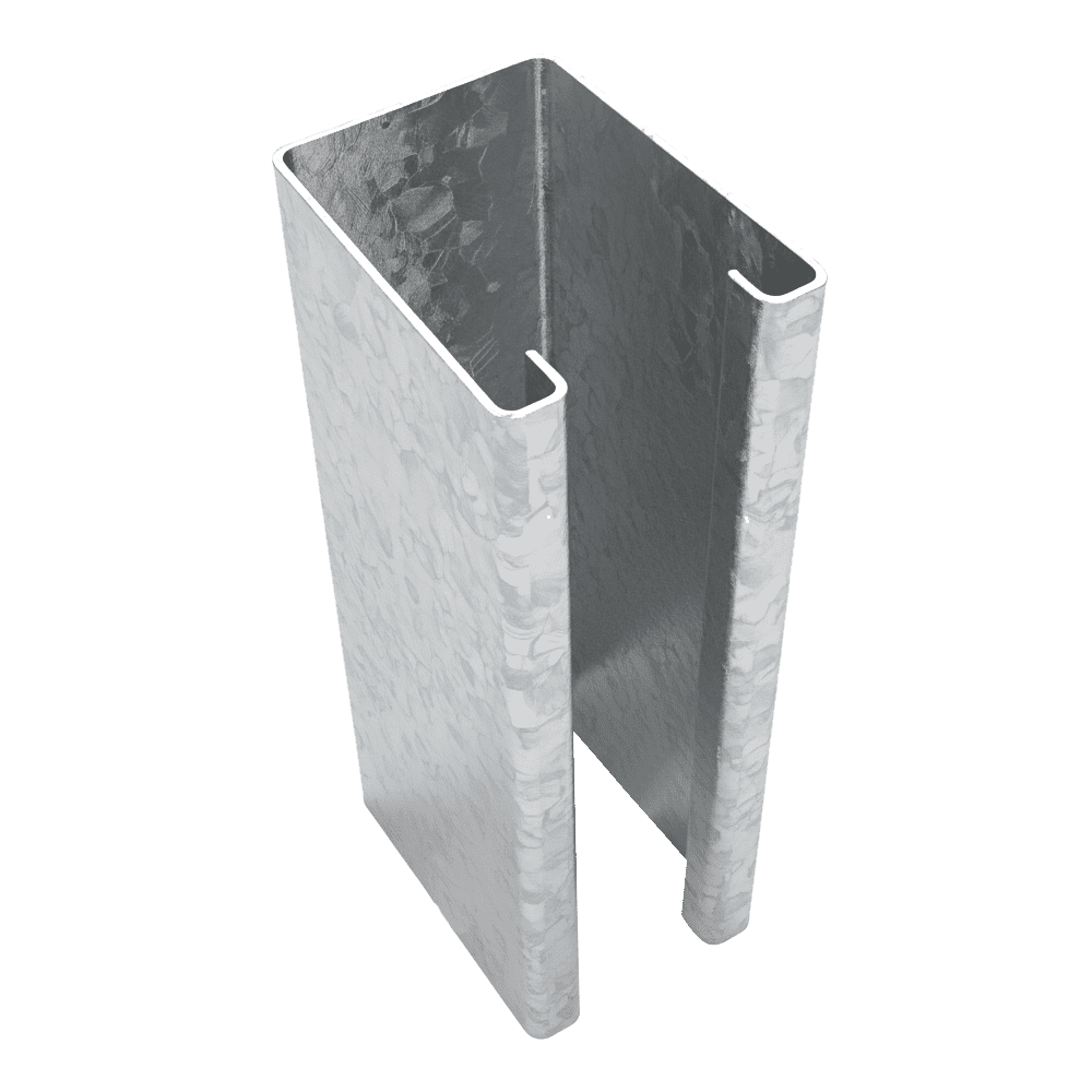 guia galvanizada g90 cortinas industriales